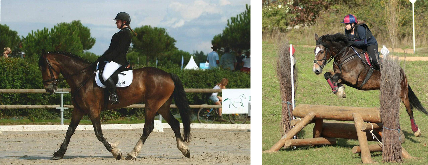 Marie Vivet, cavalière